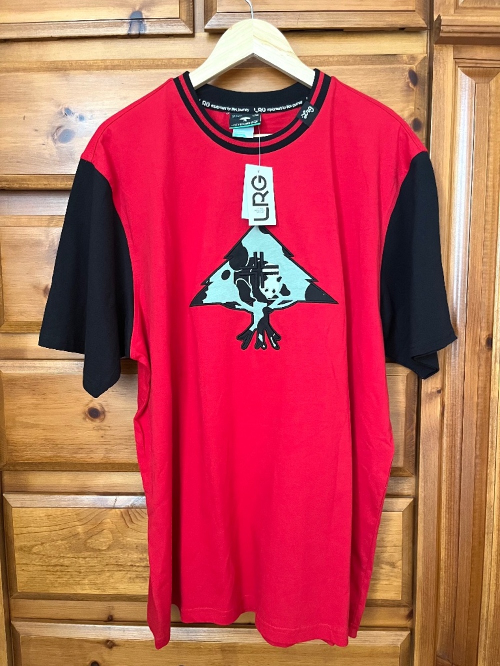 LRG Underground Shirt Lifted Research Group Creative Red Tee Mens XL Panda